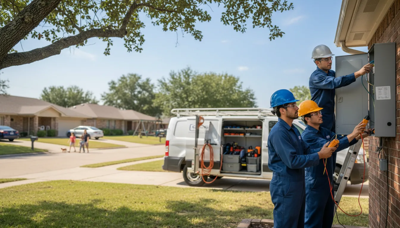 Certified electrician providing emergency electrical services in Guild, TN